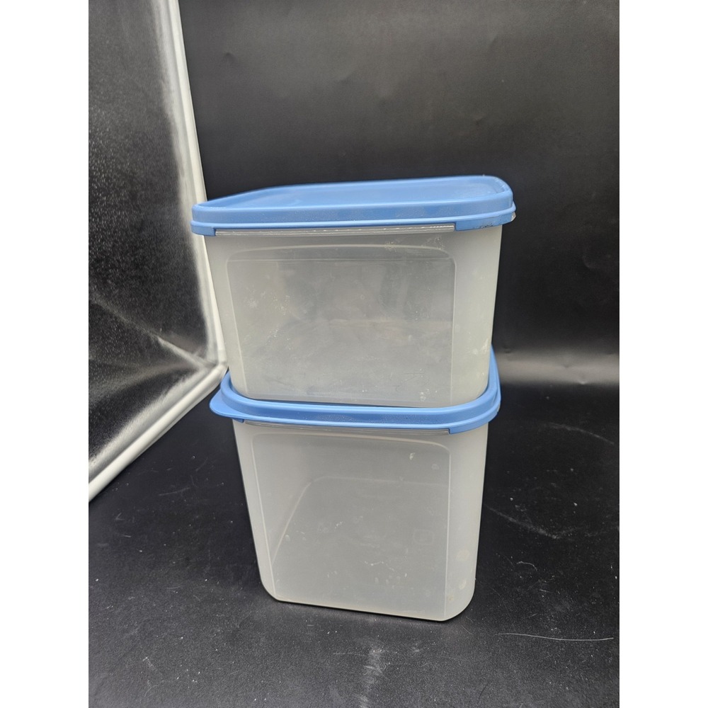 2 Tupperware Modular MatesSquare Food Storage Container 17-cup / 11 Cups